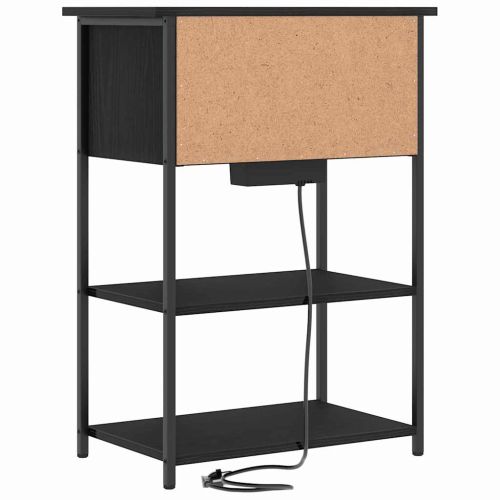 Нощен шкаф Черния дъб 55 x 31 x 76 см Инженерно дърво