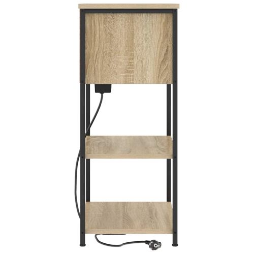 Нощен шкаф Сонома дъб 55 x 31 x 76 см Инженерно дърво