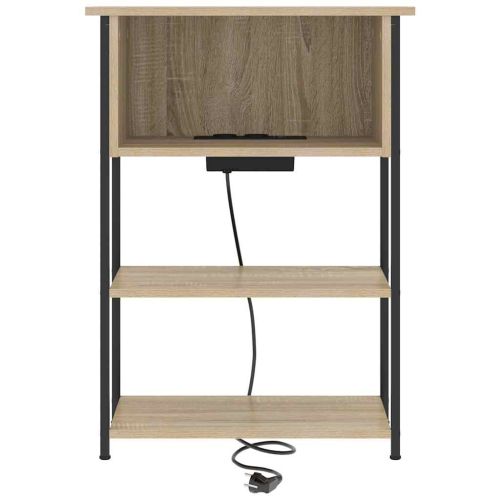 Нощен шкаф Сонома дъб 55 x 31 x 76 см Инженерно дърво