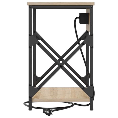 Нощен шкаф Сонома дъб 41 x 31 x 51 см Инженерно дърво