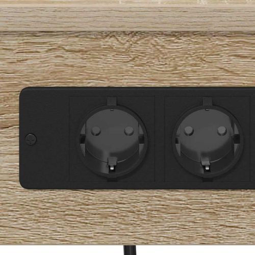 Нощен шкаф 2 pcs Сонома дъб 41 x 31 x 51 см Инженерно дърво