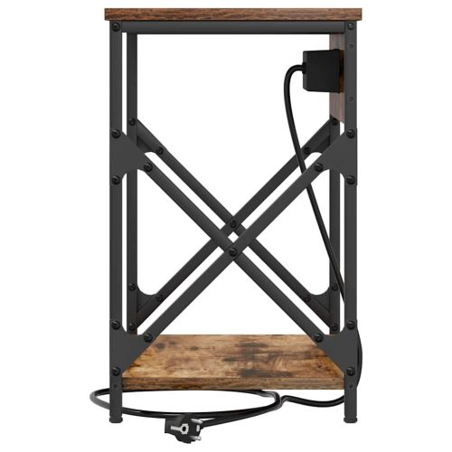 Нощен шкаф Димян дъб 41 x 31 x 51 см Инженерно дърво