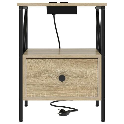 Нощен шкаф Сонома дъб 41,5 x 40,5 x 55 см Инженерно дърво