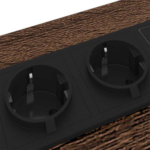 Нощен шкаф Кафяв дъб 41,5 x 40,5 x 55 см Инженерно дърво