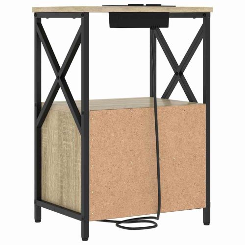 Нощен шкаф Сонома дъб 40 x 31 x 60 см Инженерно дърво