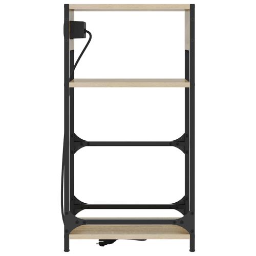 Нощен шкаф Сонома дъб 40 x 27 x 76 см Инженерно дърво