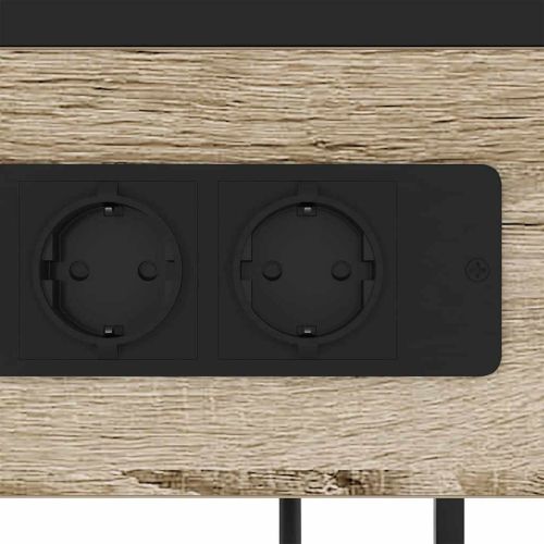 Нощен шкаф Сонома дъб 40 x 27 x 76 см Инженерно дърво