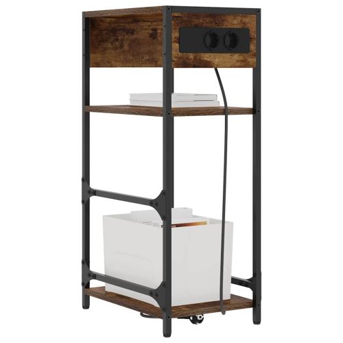 Нощен шкаф Димян дъб 40 x 27 x 76 см Инженерно дърво