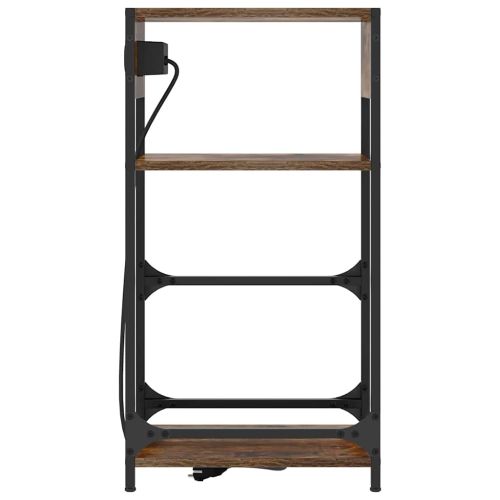 Нощен шкаф Димян дъб 40 x 27 x 76 см Инженерно дърво