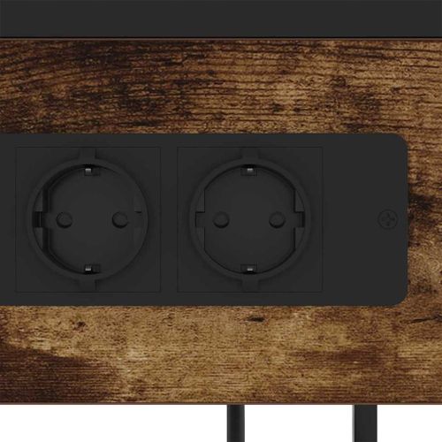 Нощен шкаф Димян дъб 40 x 27 x 76 см Инженерно дърво