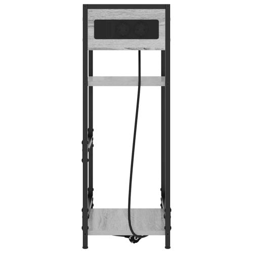 Нощен шкаф Сив Сонома 40 x 27 x 76 см Инженерно дърво