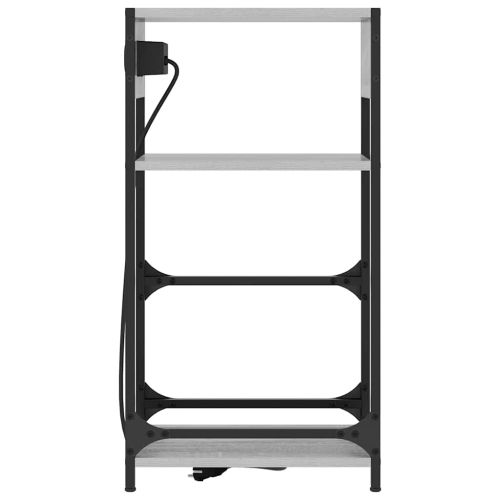 Нощен шкаф Сив Сонома 40 x 27 x 76 см Инженерно дърво