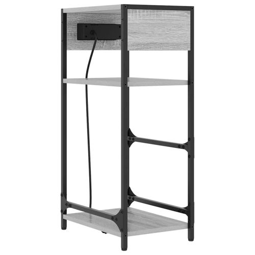 Нощен шкаф Сив Сонома 40 x 27 x 76 см Инженерно дърво