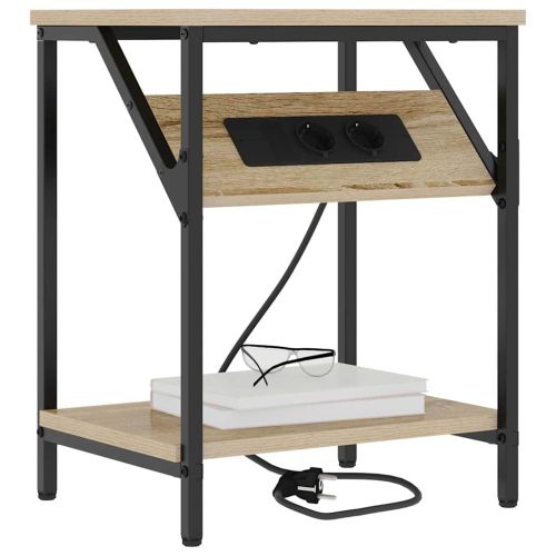 Нощен шкаф Сонома дъб 38 x 30 x 48 см Инженерно дърво