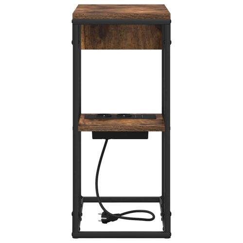 Нощен шкаф Димян дъб 41,5 x 26 x 60,5 см Инженерно дърво