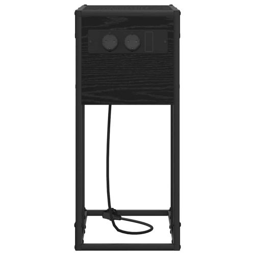 Нощен шкаф Черния дъб 41,5 x 26 x 60,5 см Инженерно дърво