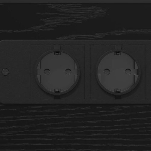 Нощен шкаф Черния дъб 41,5 x 26 x 60,5 см Инженерно дърво