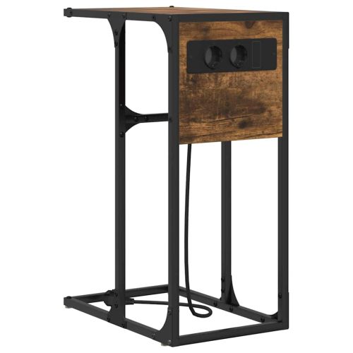 Нощен шкаф Димян дъб 41,5 x 26 x 60,5 см Инженерно дърво