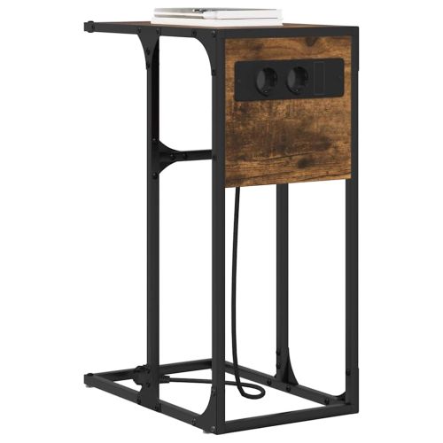 Нощен шкаф Димян дъб 41,5 x 26 x 60,5 см Инженерно дърво