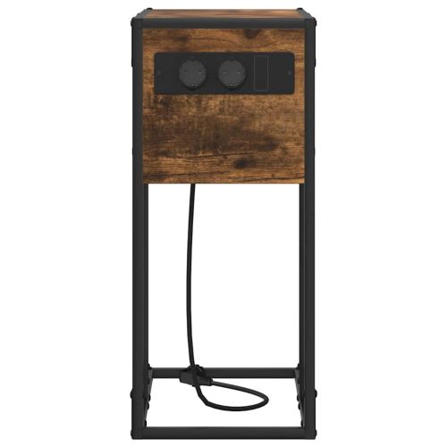 Нощен шкаф Димян дъб 41,5 x 26 x 60,5 см Инженерно дърво