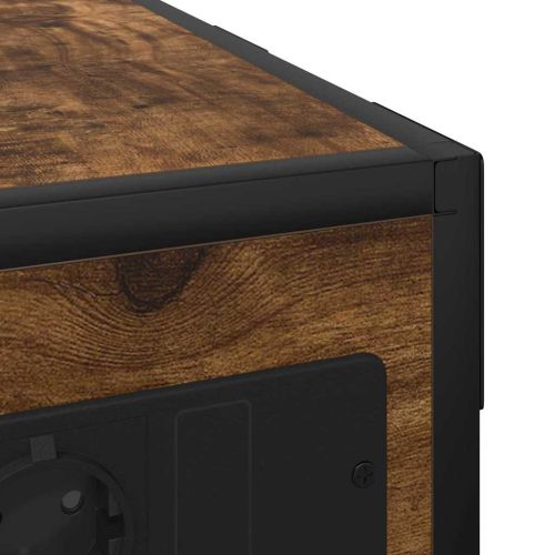 Нощен шкаф Димян дъб 41,5 x 26 x 60,5 см Инженерно дърво