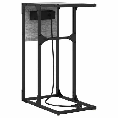 Нощен шкаф Сив Сонома 41,5 x 26 x 60,5 см Инженерно дърво