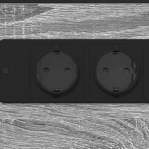 Нощен шкаф Сив Сонома 41,5 x 26 x 60,5 см Инженерно дърво