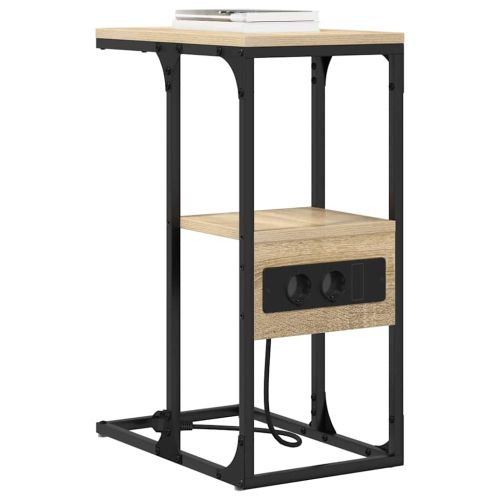 Нощен шкаф дъб сонома 41.5 x 26 x 60.5 см Инженерно дърво