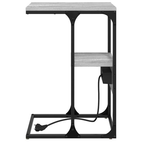 Нощен шкаф Сив сонома 41.5 x 26 x 60.5 см Инженерно дърво