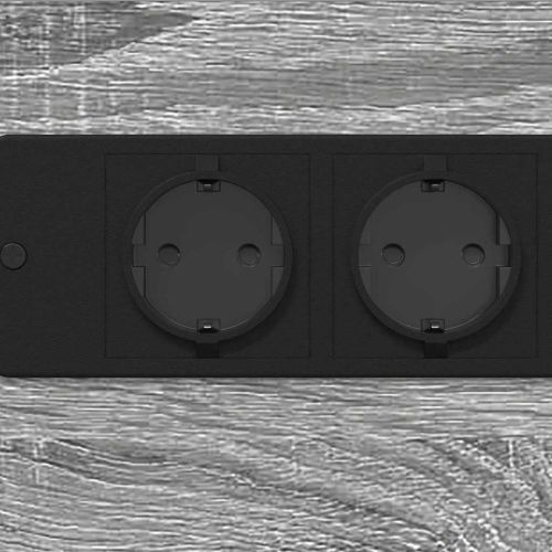 Нощен шкаф Сив сонома 41.5 x 26 x 60.5 см Инженерно дърво