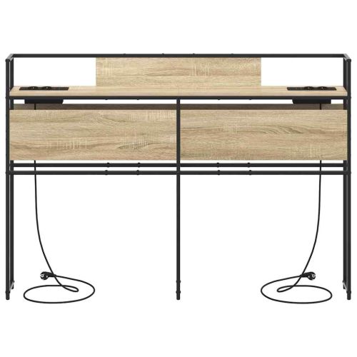 Табла за съхранение с рафт дъб сонома 150 cm Инженерно дърво