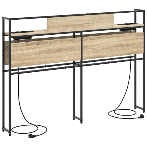 Табла за съхранение с рафт дъб сонома 150 cm Инженерно дърво