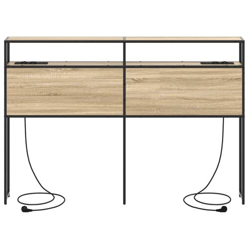 Табла за съхранение с рафт дъб сонома 150 cm Инженерно дърво