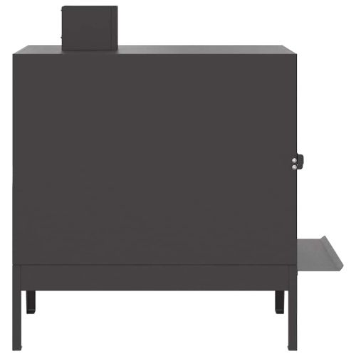 Къмпинг котлон Черно 35 x 50 x 60 см Студено валцована стомана