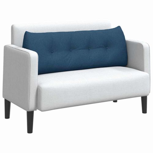 Възглавница за гръб Синьо 140 x 24 x 50 см текстил