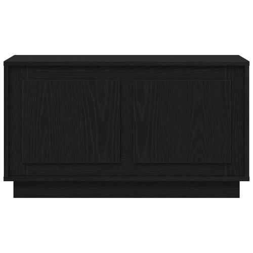 ТВ шкаф Черен дъб 80 x 35 x 45 cm Инженерно дърво