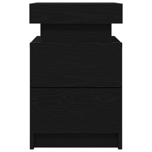 Нощен шкаф Черния дъб 35 x 39 x 55 см Инженерно дърво