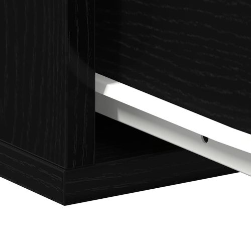 Нощен шкаф 2 pcs Черния дъб 40 x 30 x 30 см Инженерно дърво