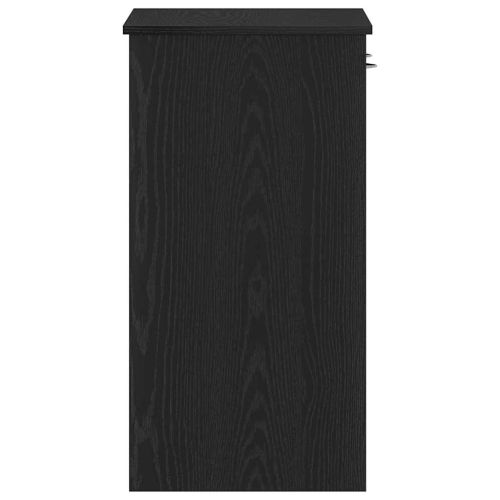 Бюро с чекмедже Черния дъб 80 x 40 x 75 см Инженерно дърво