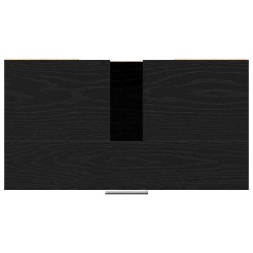 Шкаф за баня с рафт Черния дъб 60 x 32 x 54 см Инженерно дърво