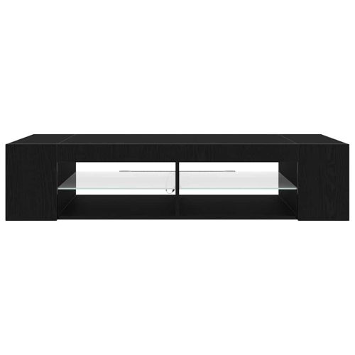 ТВ шкаф Черния дъб 135 x 39 x 30 см Инженерно дърво