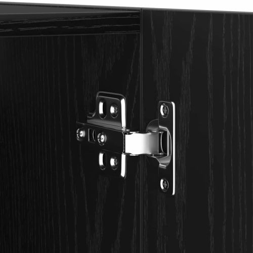 Стенен ТВ шкаф 2 pcs Черния дъб 30,5 x 30 x 90 см