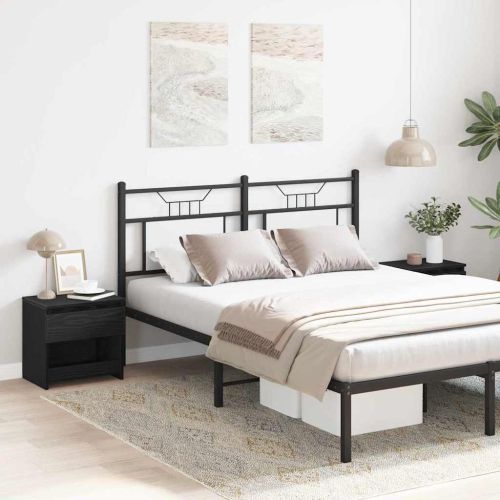 Нощен шкаф 2 pcs Черния дъб 40 x 30 x 39 см Инженерно дърво