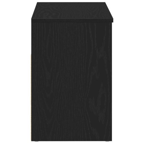 Пейка за обувки Черния дъб 80 x 30 x 45 cm Инженерно дърво