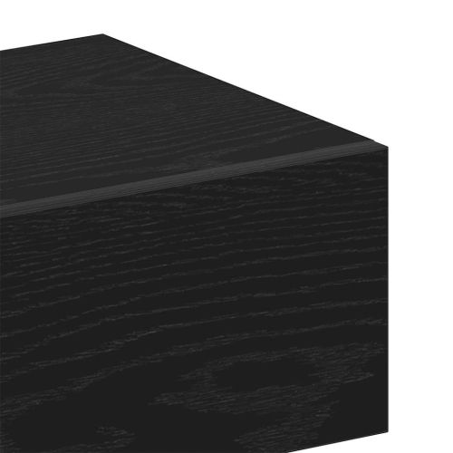 Нощен шкаф 2 pcs Черния дъб 46 x 30 x 30 см Инженерно дърво