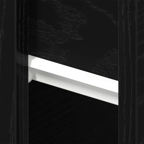 Нощен шкаф 2 pcs Черния дъб 46 x 30 x 30 см Инженерно дърво