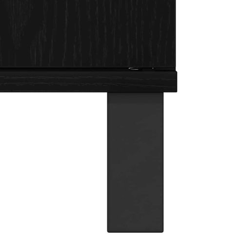 Шкаф за мивка в баня Черния дъб 65 x 33 x 60 см Инженерно дърво