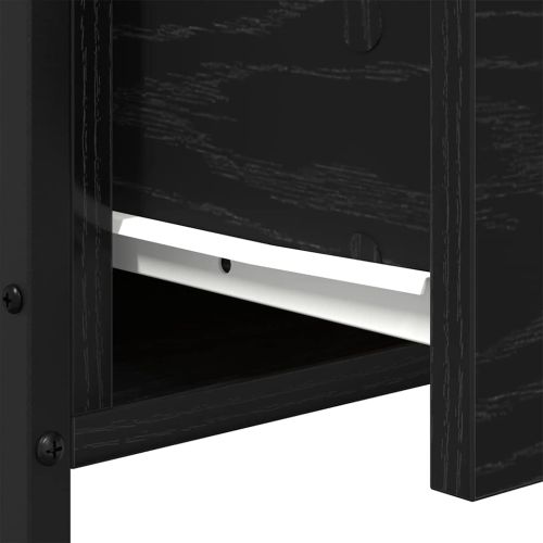 Нощен шкаф 2 pcs Черния дъб 34 x 35,5 x 70 см Инженерно дърво