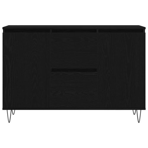 Служебен шкаф Черен дъб 101.5 x 35 x 70 см Инженерно дърво