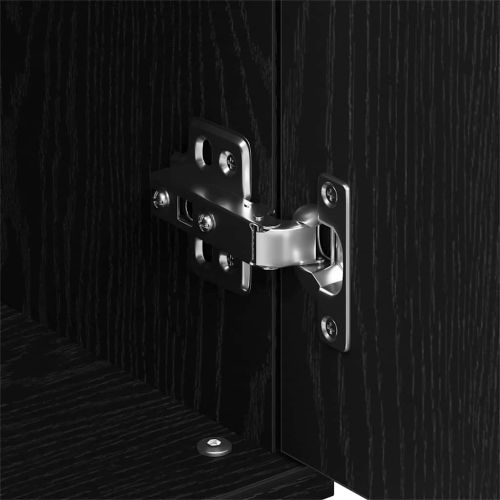 Служебен шкаф Черен дъб 101.5 x 35 x 70 см Инженерно дърво